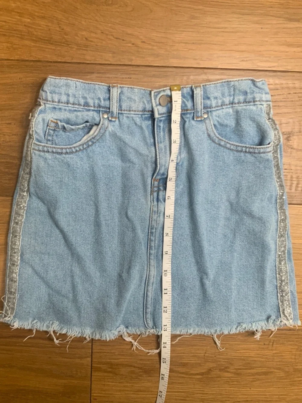 Diamonds & Dina Jean Skirt With Silver Stripes.